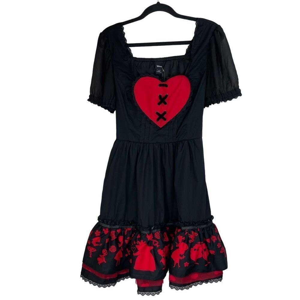Disney Alice In Wonderland Queen Of Hearts Dress Size L New without tag